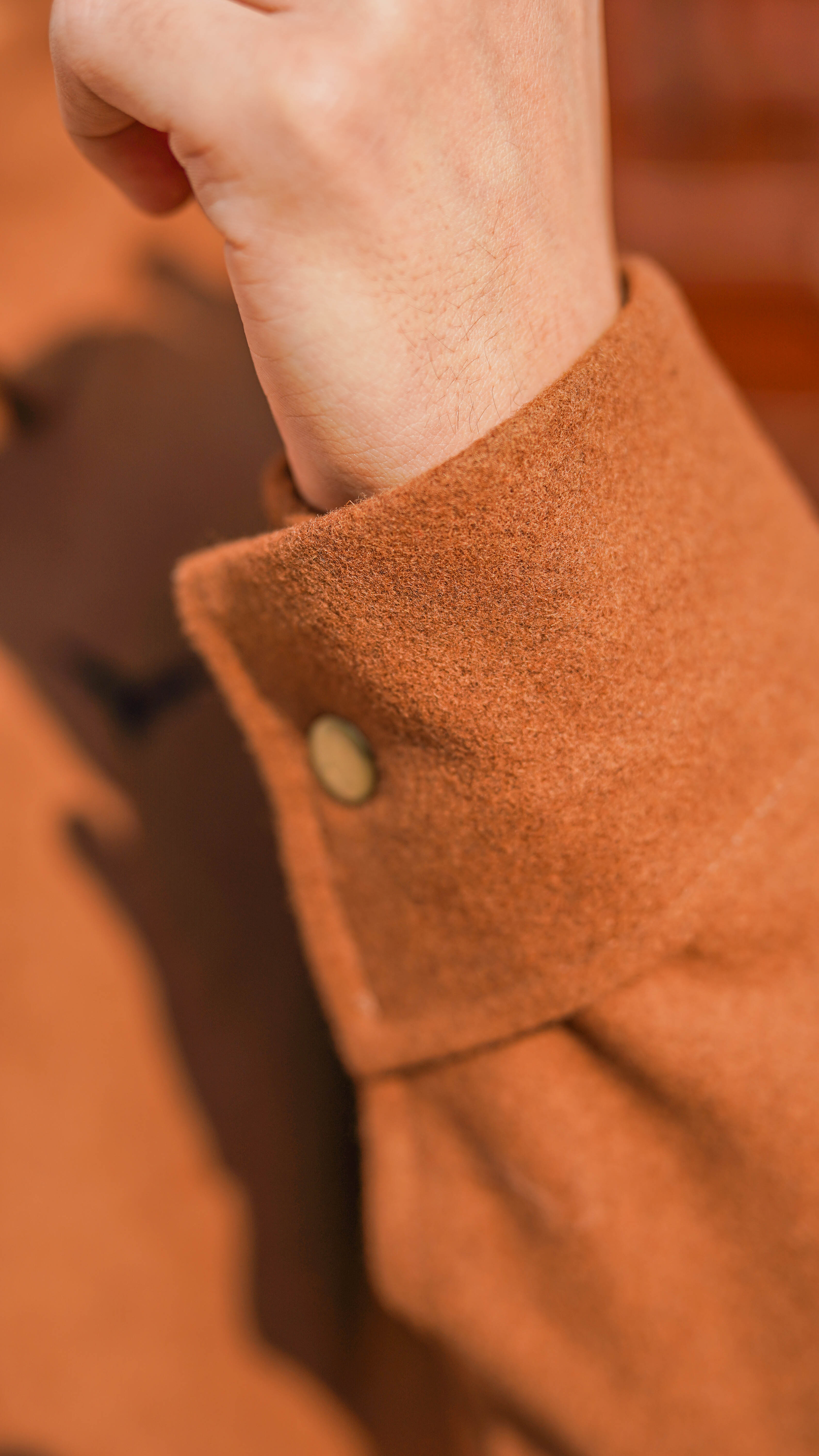 Italian Cashmera Wool Jacket – Brown Elegance for Him & Her