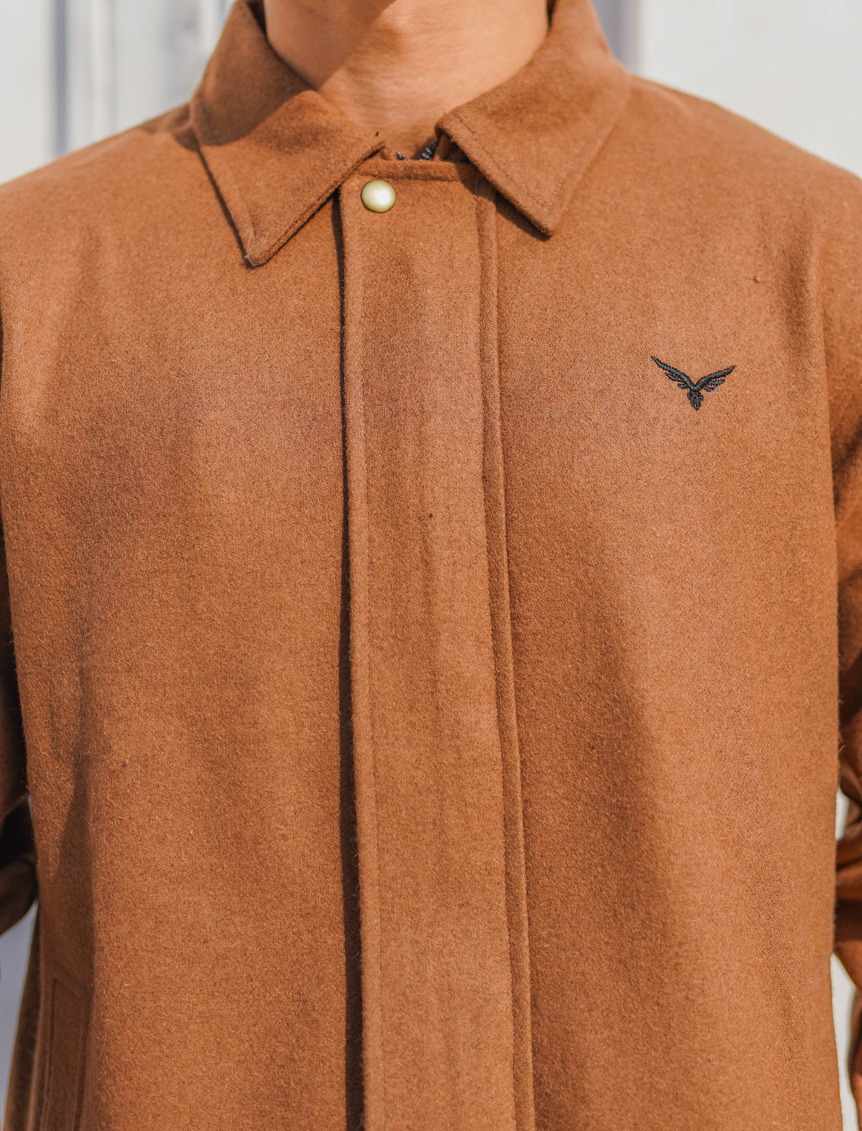 Italian Cashmera Wool Jacket – Brown Elegance for Him & Her