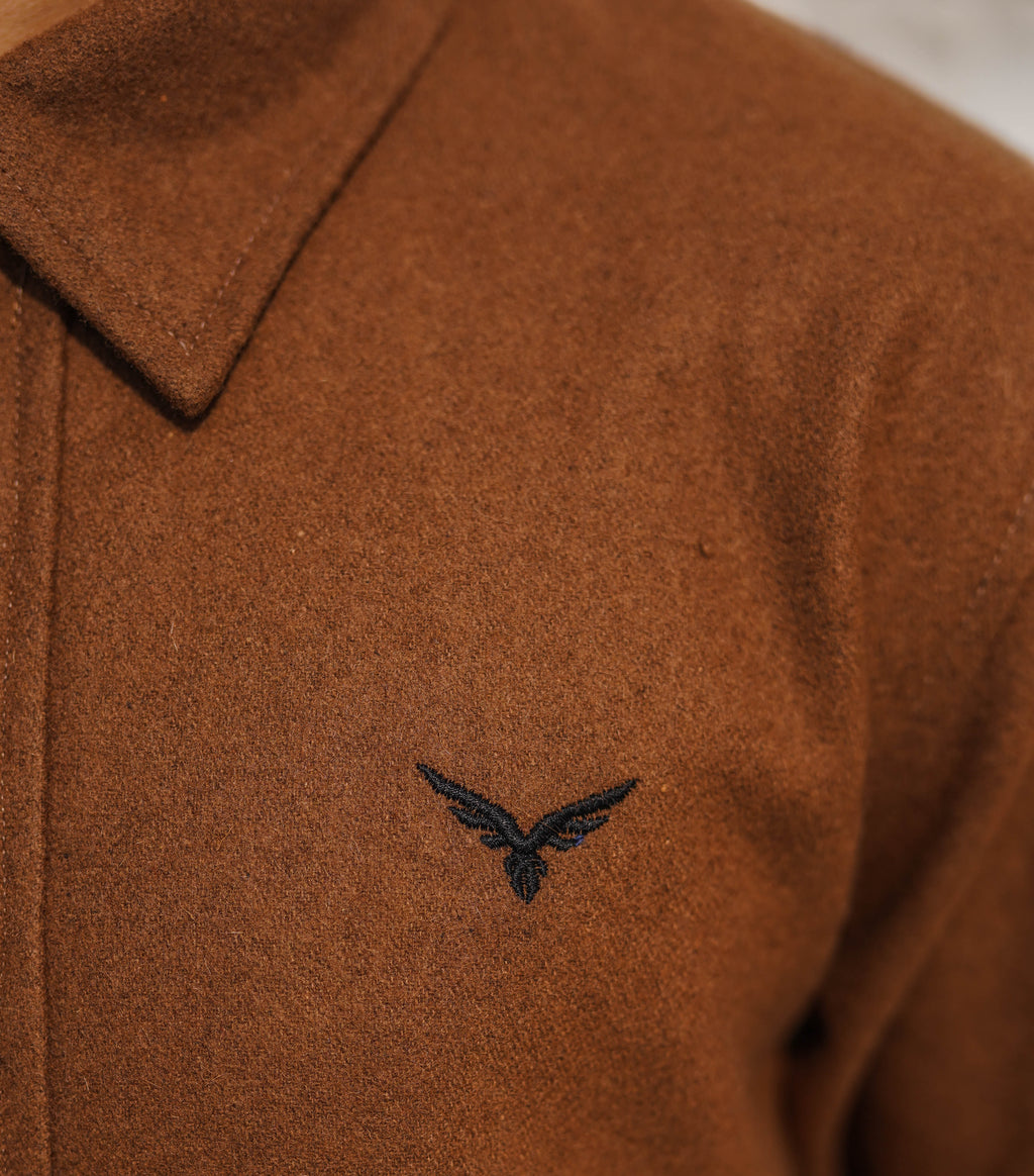 Italian Cashmera Wool Jacket – Brown Elegance for Him & Her