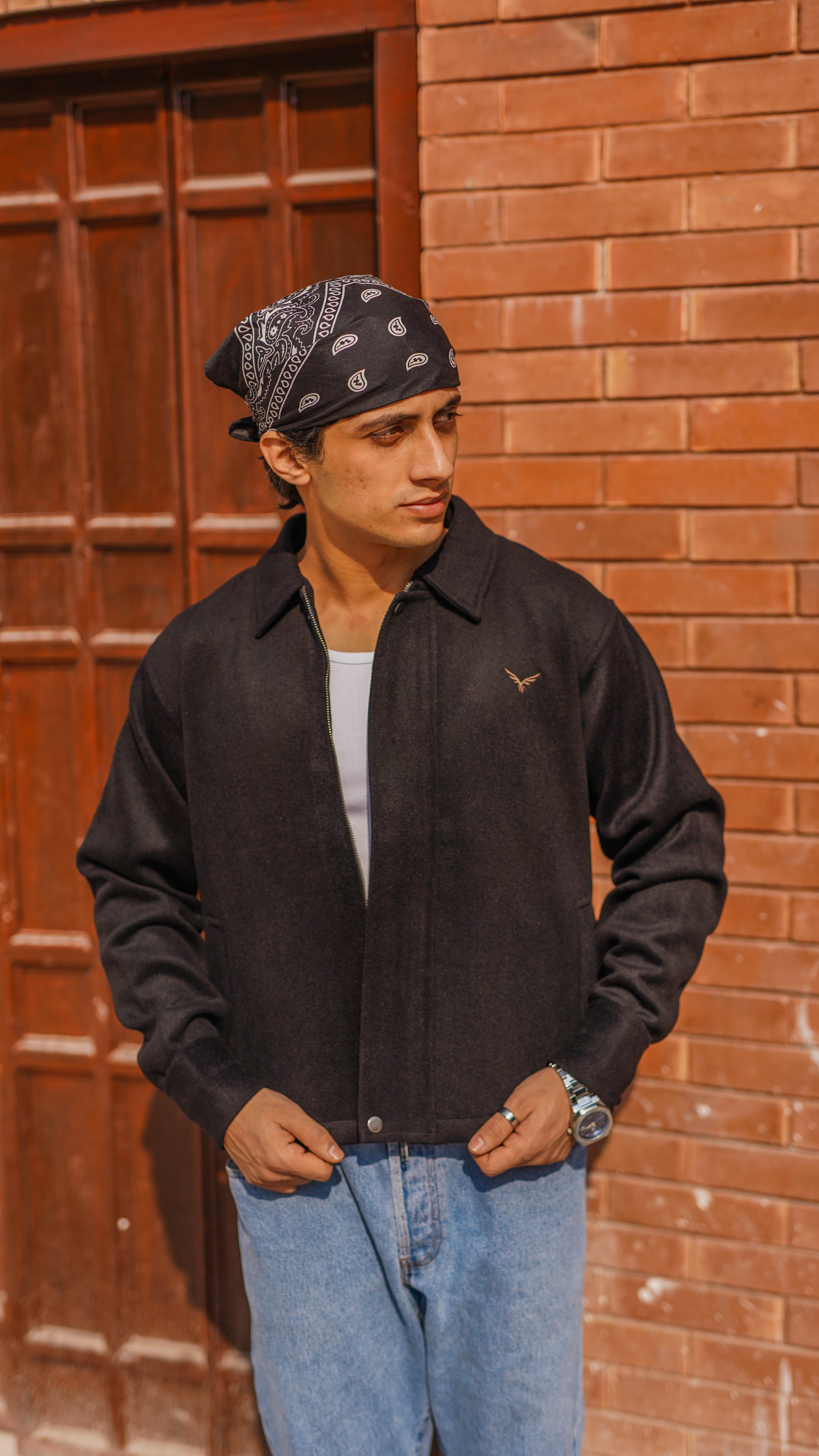 Cashmera Wool Jacket – Black Elegance for Him & Her