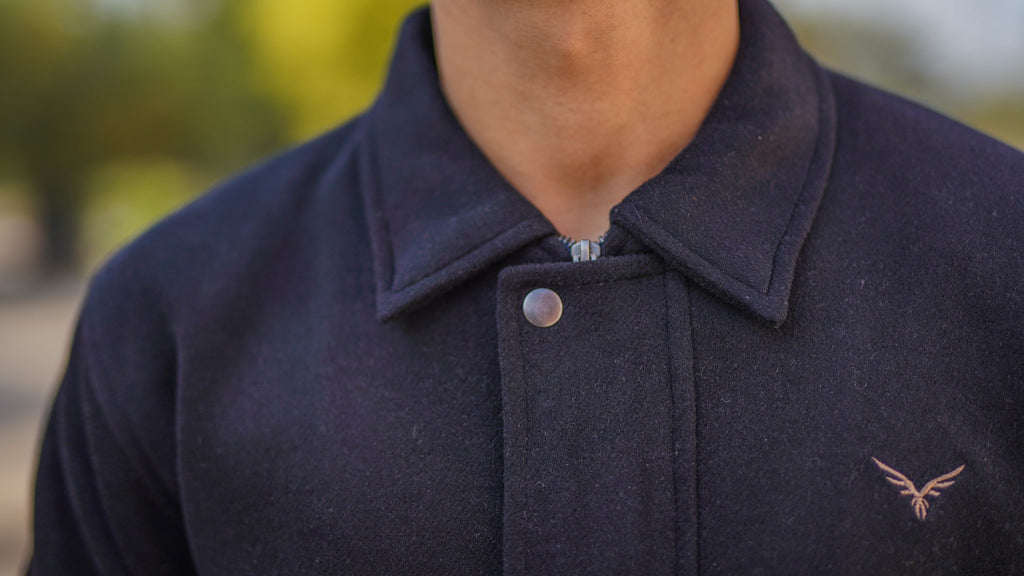 Cashmera Wool Jacket – Black Elegance for Him & Her